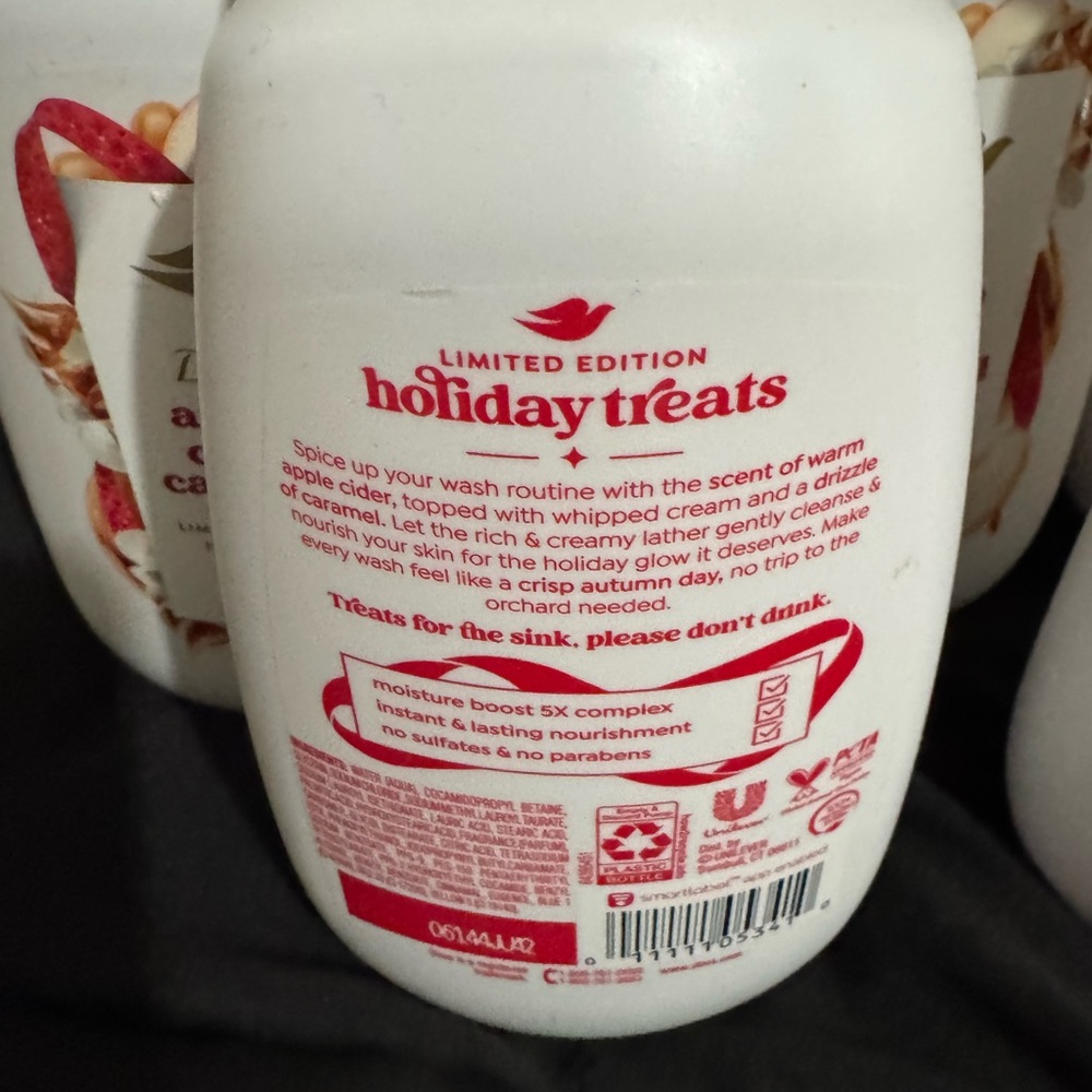12 Dove Apple Cider Carmel Holiday Edition Hand Soap 12F Each NEW - Picture 5 of 6